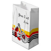 Sac Cadeau Espagnol Souvenirs Classic Stripe Texte petit (Dos Angle)