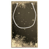 Sac cadeau étincelant Snowflake (Dos)