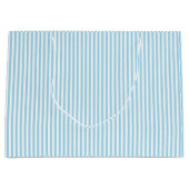 Sac cadeau Eve and Sofie Light Blue Stripes (Devant)