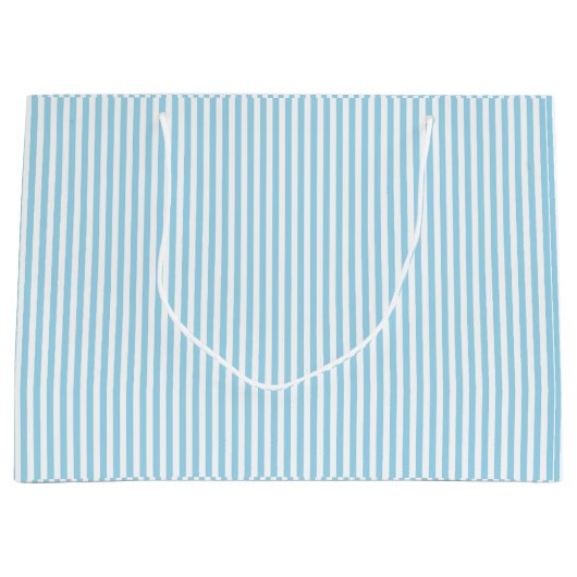 Sac cadeau Eve and Sofie Light Blue Stripes (Devant)
