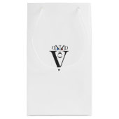 Sac cadeau face lettre (Dos)