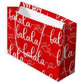 Sac cadeau FaLaLaLaLa (Devant Angle)