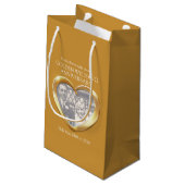 Sac cadeau femme anniversaire mariage d'or (Dos Angle)