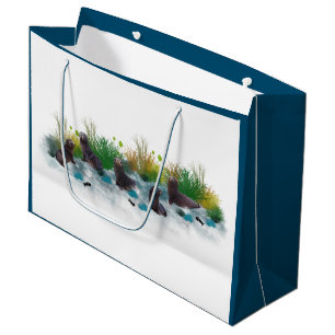 Sac cadeau fête de bébé phoque