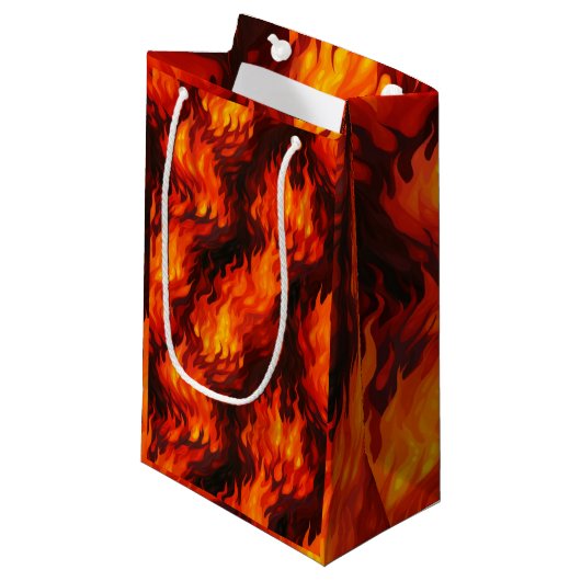 Sac cadeau Feu Flamme (Devant Angle)