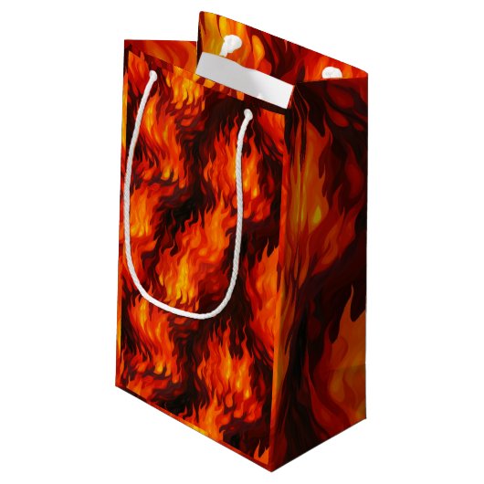 Sac cadeau Feu Flamme (Dos Angle)