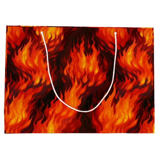 Sac cadeau Feu Flamme (Dos)