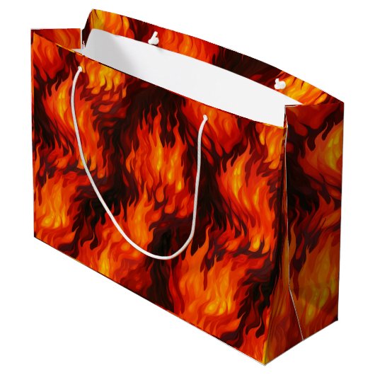 Sac cadeau Feu Flamme (Dos Angle)