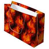 Sac cadeau Feu Flamme (Devant Angle)