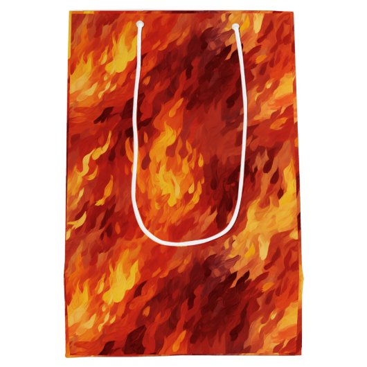 Sac cadeau Feu Flamme (Dos)