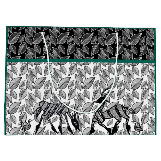 Sac cadeau Feuille (Dos)