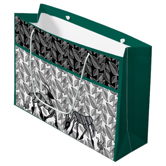 Sac cadeau Feuille (Devant Angle)