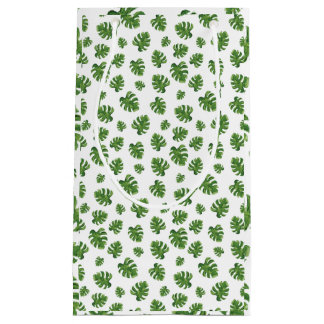 Sac cadeau feuille de Monstera