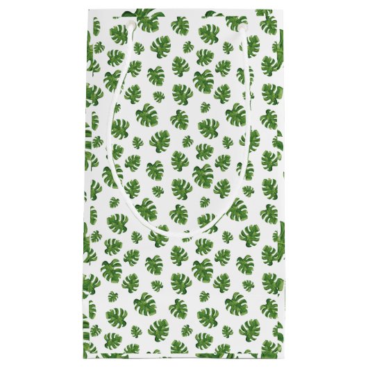 Sac cadeau feuille de Monstera (Devant)