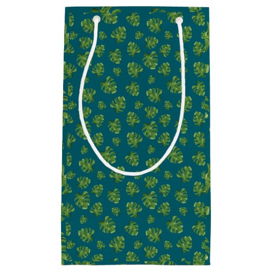 Sac cadeau feuille de Monstera (Devant)