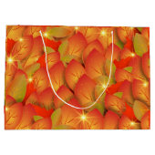 sac cadeau feuilles d'automne (Dos)