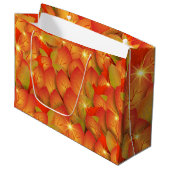 sac cadeau feuilles d'automne (Devant Angle)