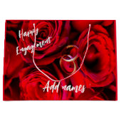 Sac cadeau Fiançailles customisé (Devant)