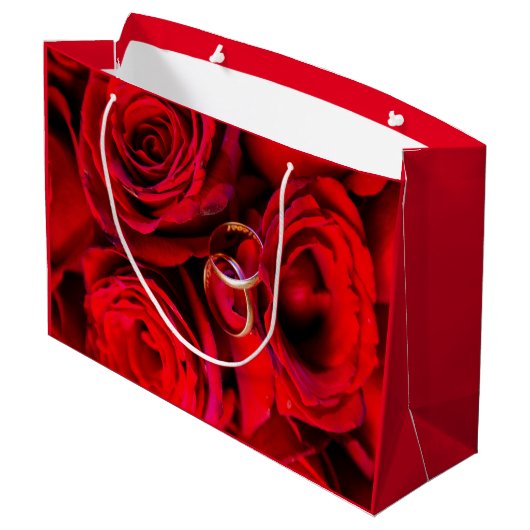 Sac cadeau Fiançailles customisé (Dos Angle)