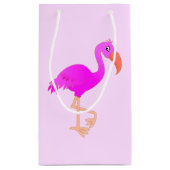 Sac cadeau flamant rose (Dos)