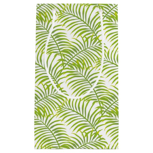 Sac cadeau Flamant rose Palm Vert (Devant)