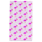 Sac cadeau Flamant rose rose (Devant)