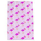 Sac cadeau Flamant rose rose (Devant)