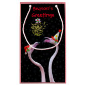 Sac cadeau Flamants roses festifs (Dos)