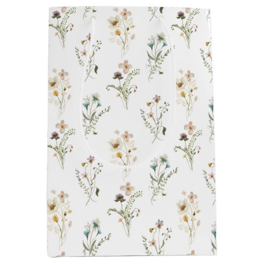 Sac cadeau fleur sauvage (Devant)