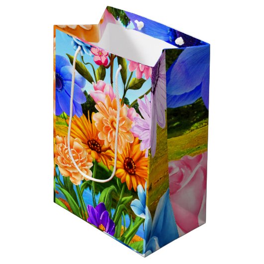 Sac cadeau fleur sauvage Garden (Devant Angle)