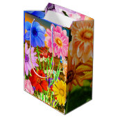 Sac cadeau fleur sauvage Garden (Dos Angle)