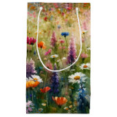 Sac cadeau fleur sauvage petit ou moyen (Devant)