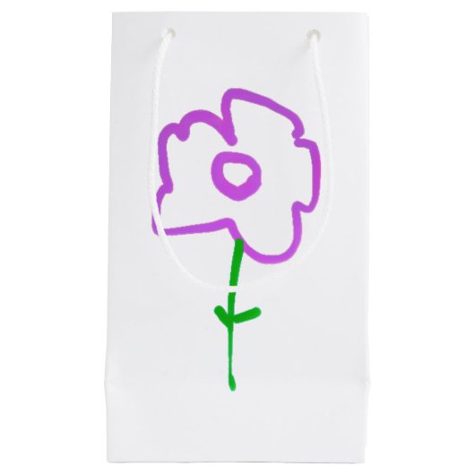 SAC CADEAU FLEUR  STYLE DESIGN  (Devant)