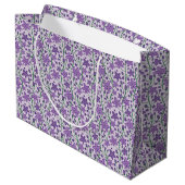 Sac Cadeau Fleur Violette (Dos Angle)