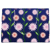 Sac Cadeau Fleurs Bleues (Devant)