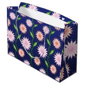 Sac Cadeau Fleurs Bleues (Dos Angle)