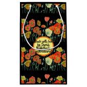 Sac Cadeau Fleurs d'Amour Poppy Orange (Dos)