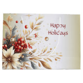 Sac cadeau Fleurs de Vacances modernes (Dos)