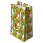 Sac cadeau - Fleurs néon 3D (Devant Angle)