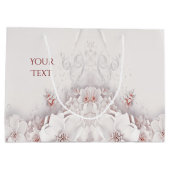 Sac Cadeau Fleurs Rose Ivory Blush (Dos)