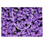 Sac Cadeau Fleurs Violettes Violettes (Devant)