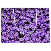Sac Cadeau Fleurs Violettes Violettes (Dos)