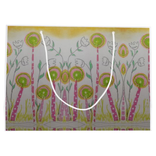 Sac cadeau Fleurs Whimsical (Dos)