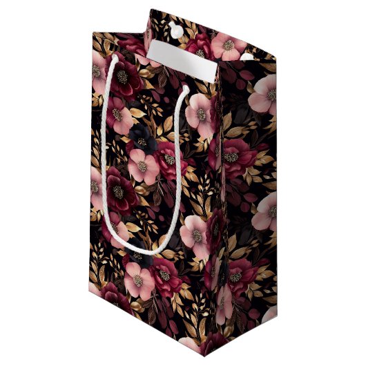Sac cadeau floral (Devant Angle)