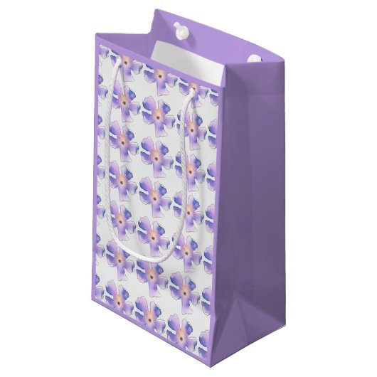 Sac cadeau floral (Devant Angle)