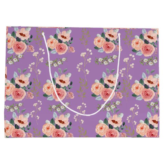 Sac cadeau floral (Dos)