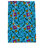 Sac cadeau floral Abstrait (Devant)