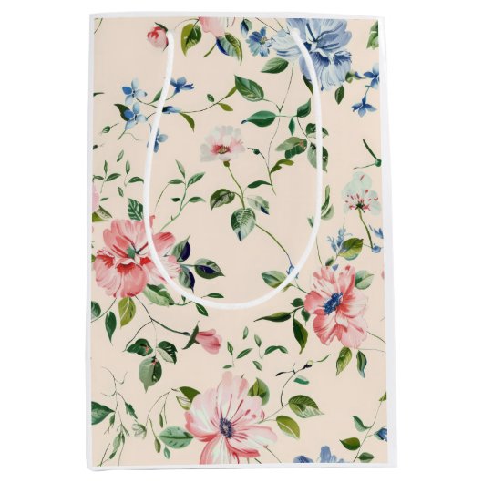 Sac Cadeau Floral - Blossom Bright! (Devant)