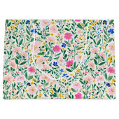 Sac cadeau floral coloré (Devant)