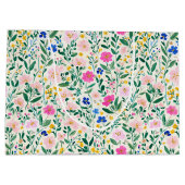 Sac cadeau floral coloré (Dos)